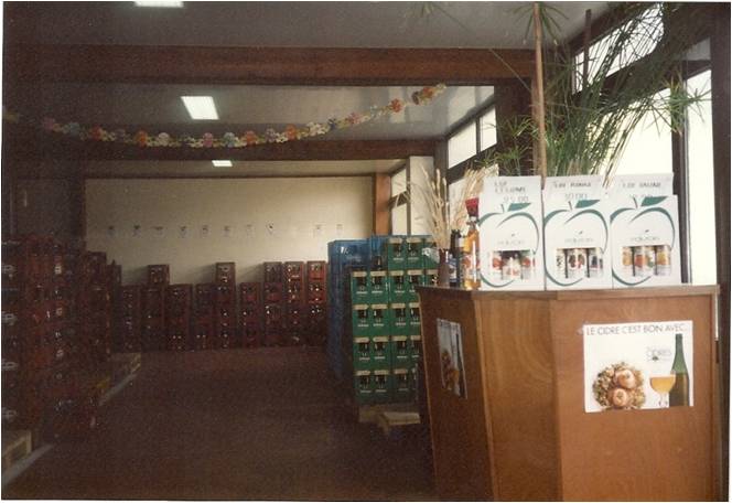 Création du magasin de vente SAUTTER POM'OR 1988