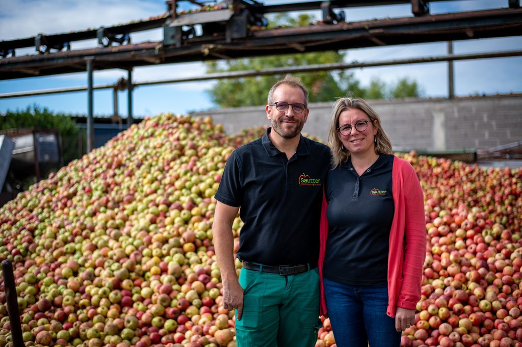 Nathalie Sautter-Schutz et son mari Jean-Baptiste Schutz reprennent la direction de l’entreprise SAUTTER POM'OR