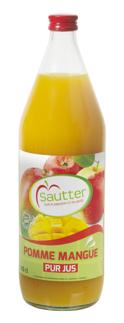 Pur jus de pomme et mangue 1L