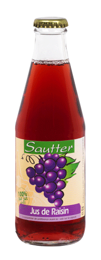 Pur jus de raisin rouge 25cl